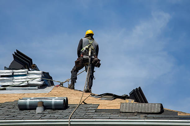 Professional Roof Installation technician working in Lima, MT